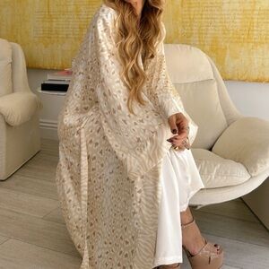 NWT SHOW ME YOUR MUMU harlow robe in animal print one size